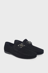 Kanuga Erkek Deri Loafer Siyah Süet K-FSC3302