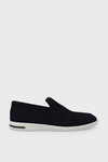 Kanuga Erkek Deri Loafer Süet Siyah K-FSC3294