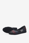 Kanuga Kadın Comfort Deri Ayakkabı Siyah Bordo EVD-2729