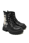Minican Unisex Çocuk Postal Bot Siyah MNCN-410