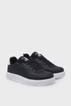 Minican Unisex Çocuk Sneakers Siyah Beyaz MNCN-153