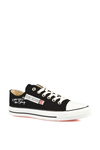 No Fear Unisex Yarım Converse Spor Ayakkabı Siyah Beyaz NFR-1079