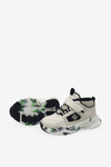 Pepino Unisex Çocuk Cırtlı Spor Ayakkabı Krem Siyah P-2063