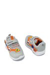 Promax Unisex Çocuk Işıklı Cırtlı Spor Ayakkabı Gri PRMX1772