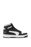 Puma Erkek Rebound LayUp SL Spor Bot Siyah Beyaz 369573