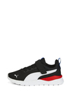 Puma Unisex Çocuk Anzarun Lite AC INF Spor Ayakkabı Siyah Beyaz Kırmızı 372010