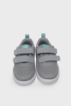 Puma Unisex Çocuk Courtflex V3 Mesh PS Gri Beyaz 398085