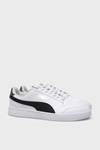 Puma Unisex Shuffle Spor Ayakkabı Beyaz Siyah 309668