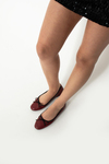 Ruby Hakiki Deri Chery Red Babet