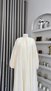 Balon Kol Detaylı Oversize Elbise | Butter Yellow