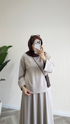 Basic Sweat Etekli Takım | Taş