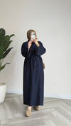 Hilya Denim Elbise | Lacivert