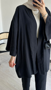 Kimono Müslin Takım Siyah