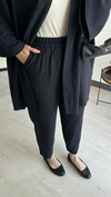Kimono Müslin Takım Siyah