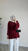 Modal Oversize Tunik | Bordo