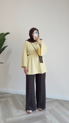 Modal Oversize Tunik | Butter Yellow