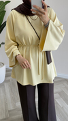 Modal Oversize Tunik | Butter Yellow