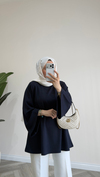 Modal Oversize Tunik | Lacivert