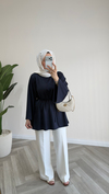 Modal Oversize Tunik | Lacivert