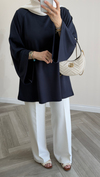 Modal Oversize Tunik | Lacivert