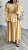 Naturel Pamuklu Takım | Butter Yellow