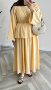 Naturel Pamuklu Takım | Butter Yellow
