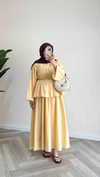Naturel Pamuklu Takım | Butter Yellow