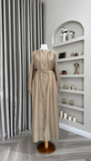 Oversize Royal Elbise | Bej