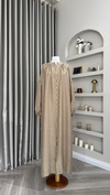 Oversize Royal Elbise | Bej