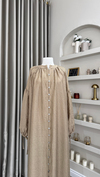 Oversize Royal Elbise | Bej