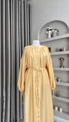 Oversize Royal Elbise | Butter Yellow