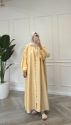Oversize Royal Elbise | Butter Yellow