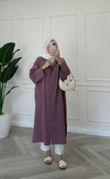 Tensel Tunik Gömlek Mürdüm