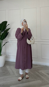 Tensel Tunik Gömlek Mürdüm