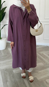 Tensel Tunik Gömlek Mürdüm