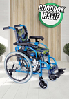 Comfort Plus Pediatrik Tekerlekli Sandalye - Katlanabilir-Oturma Genişliği Ayarı - KY980LQ-30 (YEŞİL)