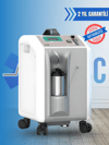 جهاز تركيز الأكسجين Mic Elmaslar بسعة 5 لترات Mıc Cp501-T (يمكنه إنتاج الأكسجين لمدة 24 ساعة)
