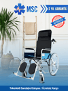 Golfi G124E Multi Fonksiyonel Tekerlekli Sandalye