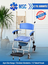 POYLİN P611 ALÜMİNYUM BANYO TUVALET SANDALYESİ