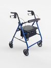 Sdm 9146L  4 Tekerlekli Katlanılabilir Walker Mavi-Bordo