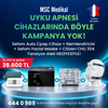 Sefam S.Box Auto CPAP Cihazı + Facial Comfort Tam Yüz Maskesi + Isıtmalı Nemlendirici + Citizen Tansiyon Aleti Hediye