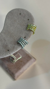 Baget Ve Zirkon Taş Dört Sıra Kıkırdak Küpesi (Earcuff)