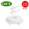 Cat5 Network Ethernet Internet Kablosu Rj45 - Rj45 25 Metre Patch Kablo Uyumlu