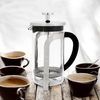 French Press Kahve Ve Çay Demleme Makinası 600 ML Gri French Press