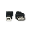 Usb A Dişi - Usb B Erkek Adaptör Dönüştürücü Usb Dişi Usb B Erkek Yazıcı Giriş Ucu Erkek