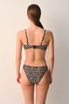AMARELLEDesteksizCapetown Leopar Desenli Çıkarılabilir Pedli  Bikini Takım