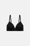 AMARELLEDesteksizSienna Siyah Comfort Bra Büyük Beden Toparlayıcı Sütyen- Balensiz, Dolgusuz, Kalın Askılı