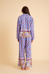 AMARELLEPijama TakımıLiberty Mor Liberty Masculine Pyjama Set