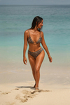 Capetown Leopar Desenli Toparlayıcı Bikini Altı