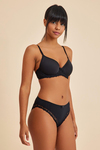 Luna Siyah Dantelli Slip Külot